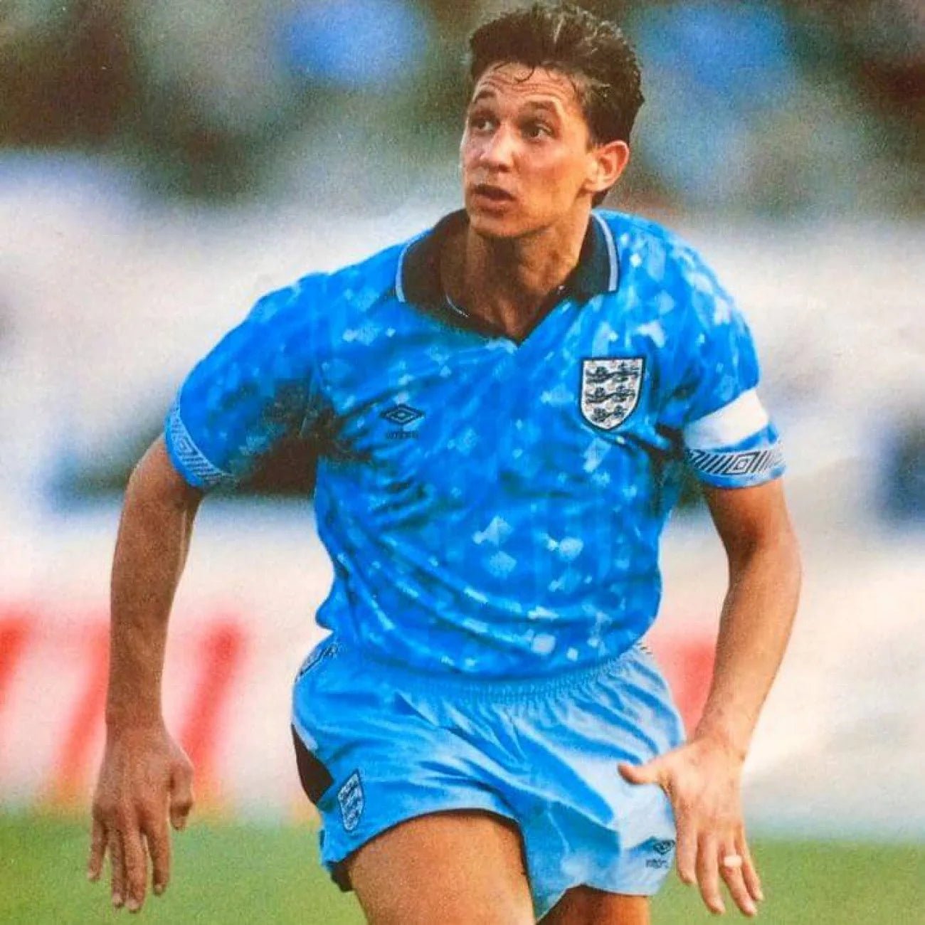 1990/1991 England Blue Third Retro Kit - ClassicKits433 - GovintageJersey