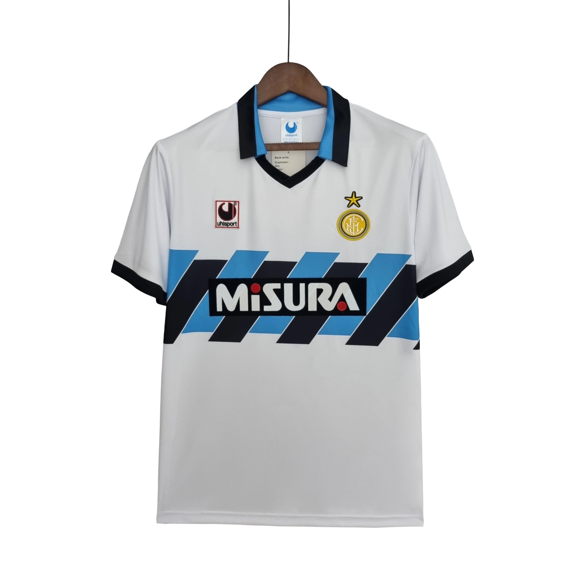 1990/1991 Inter Milan Misura Away Retro Kit - ClassicKits433 - GovintageJersey