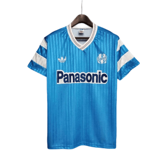 1990/1991 Olympique de Marseille Panasonic Away Retro Jersey - GovintageJersey