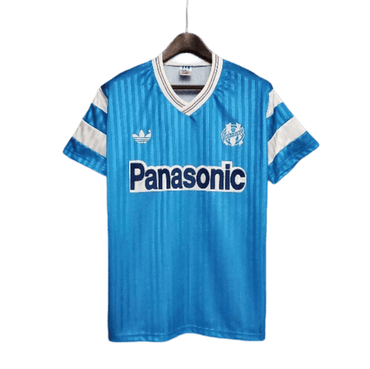 1990/1991 Olympique de Marseille Panasonic Away Retro Jersey - GovintageJersey