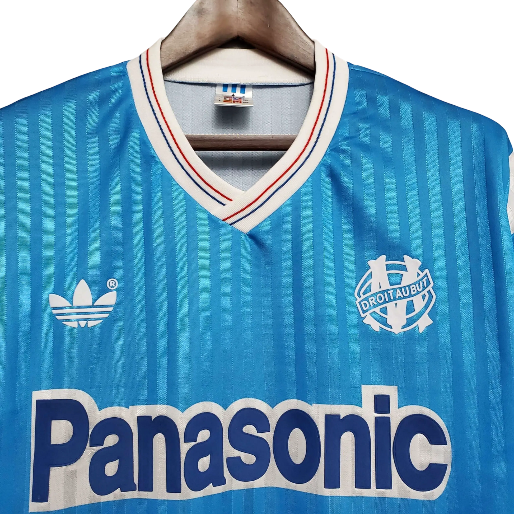 1990/1991 Olympique de Marseille Panasonic Away Retro Jersey - GovintageJersey