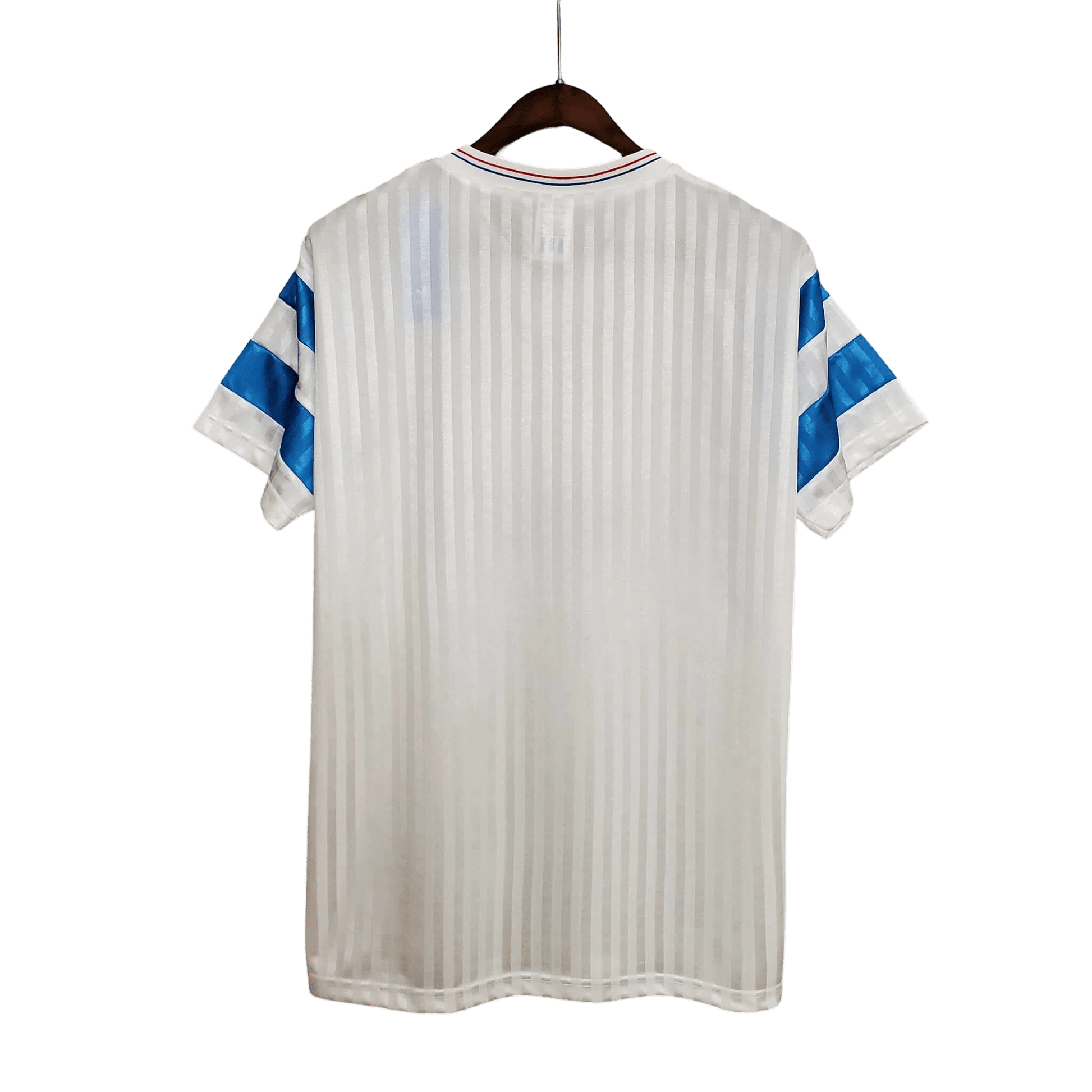 1990/1991 Olympique de Marseille Panasonic Home Retro Jersey at GoVintageJersey Store - GovintageJersey