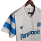 1990/1991 Olympique de Marseille Panasonic Home Retro Jersey at GoVintageJersey Store - GovintageJersey