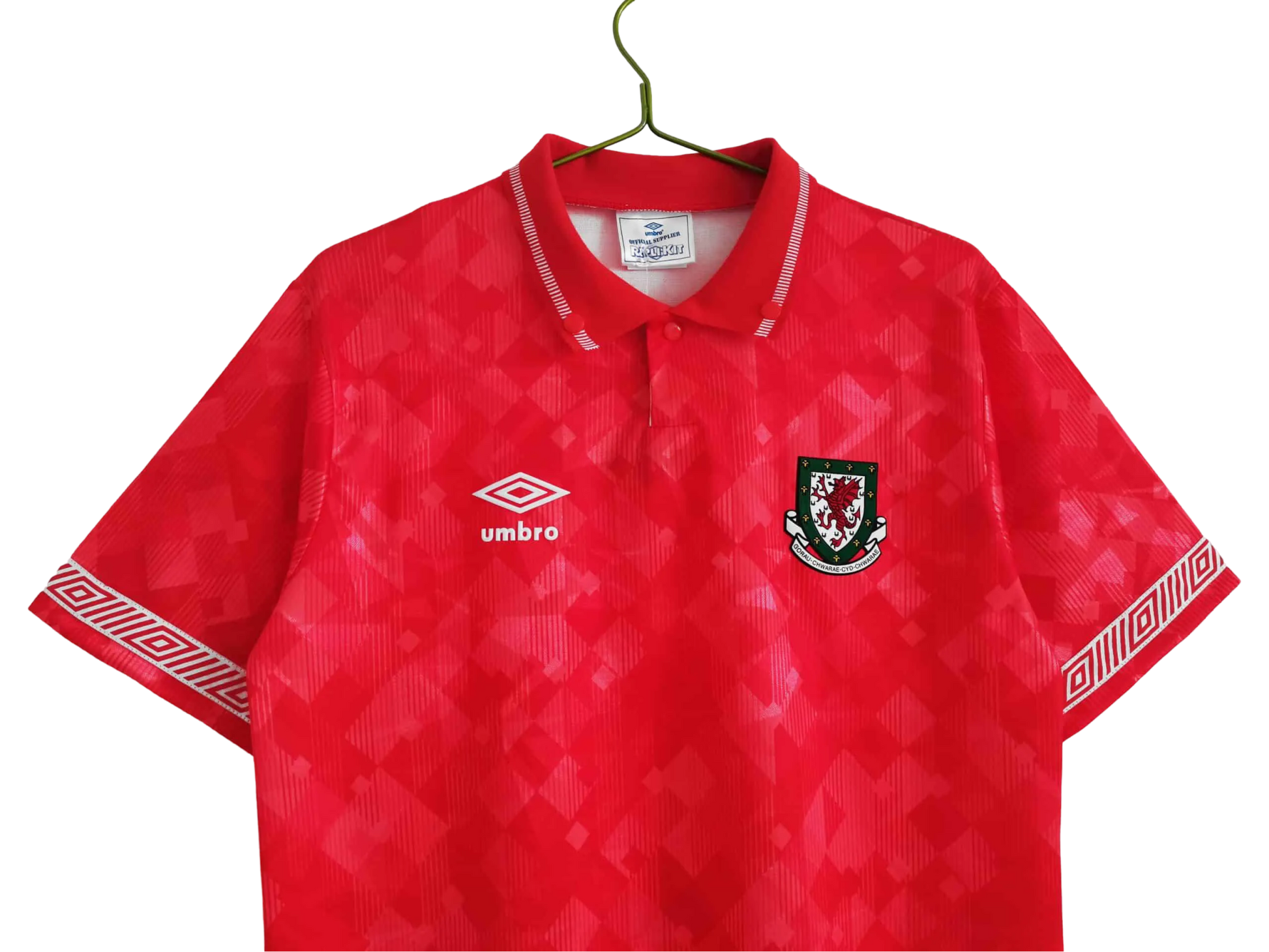 1990/1992 Wales - Home Retro Kit - GovintageJersey