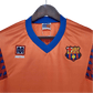 1991/1992 FC Barcelona Orange Away Retro Kit - ClassicKits433 - GovintageJersey