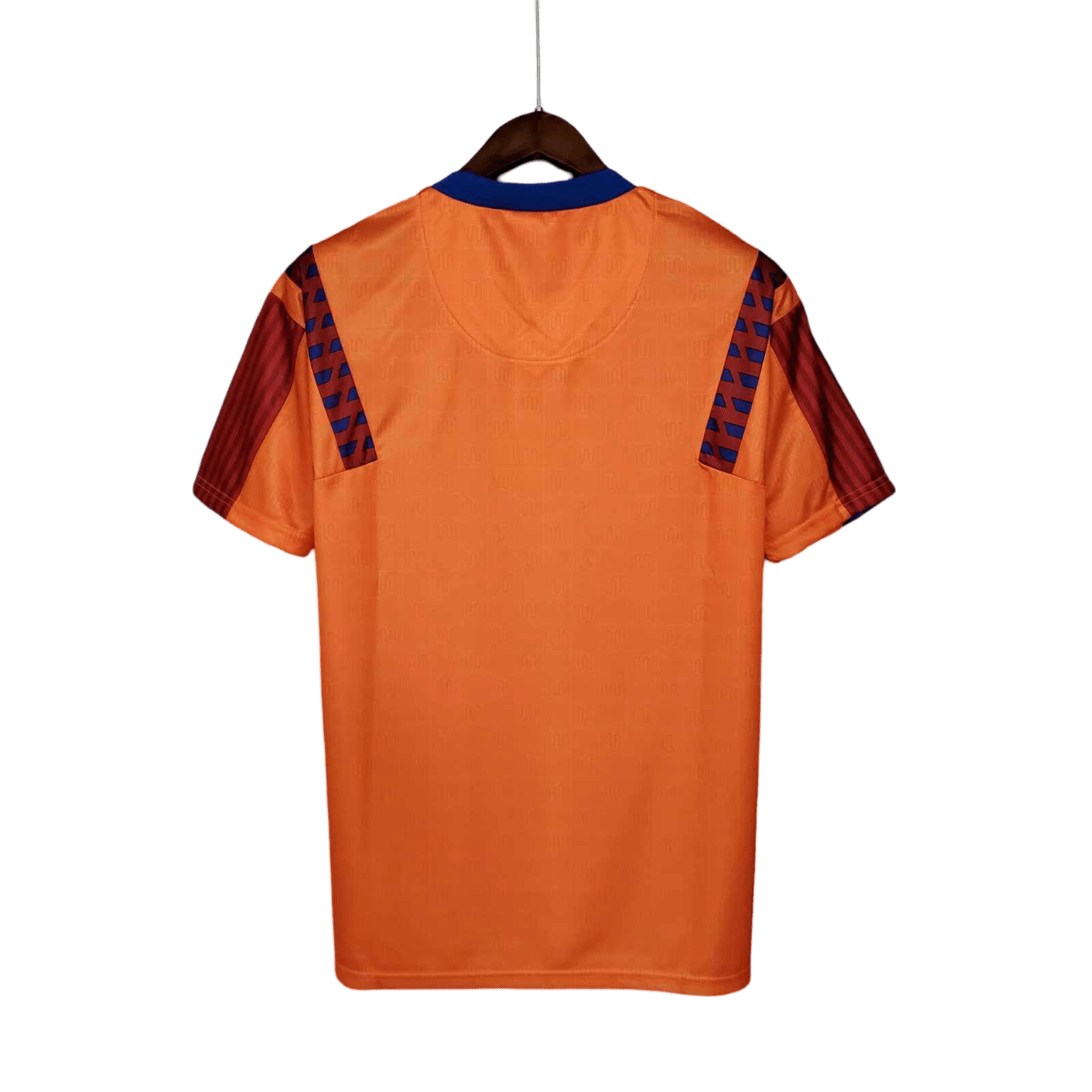 1991/1992 FC Barcelona Orange Away Retro Kit - ClassicKits433 - GovintageJersey