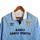 1991/1992 Lazio Banco Santo Spirito Home Retro Kit - ClassicKits433 - GovintageJersey