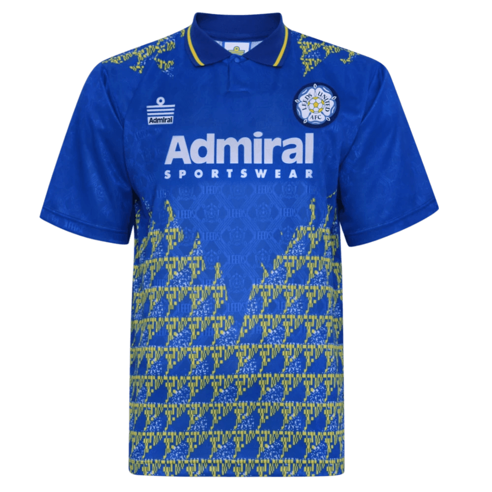 1991/1992 Leeds United Admiral - Blue Third Retro Kit - ClassicKits433 - GovintageJersey