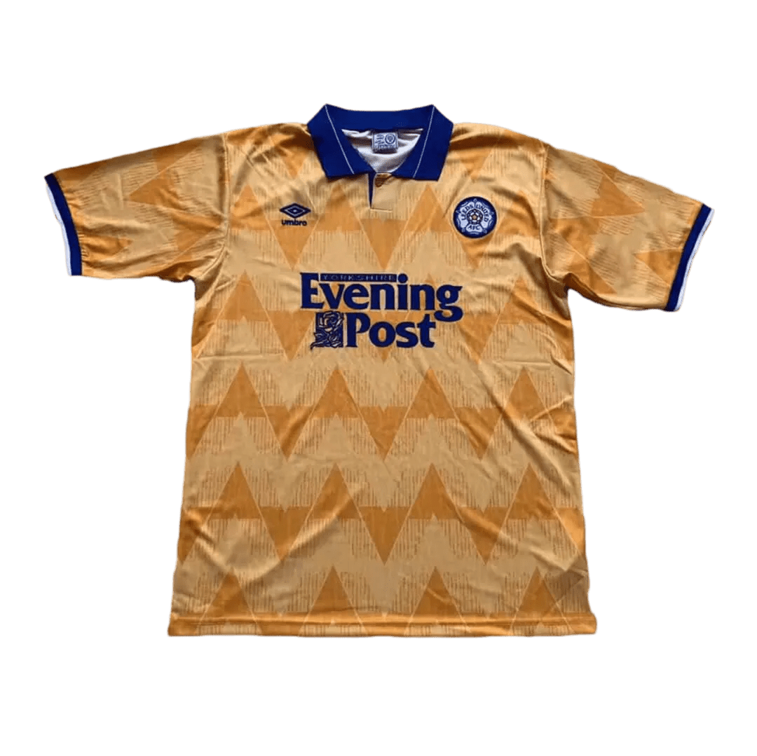 1991/1992 Leeds United Evening Post - Away Retro Kit - ClassicKits433 - GovintageJersey