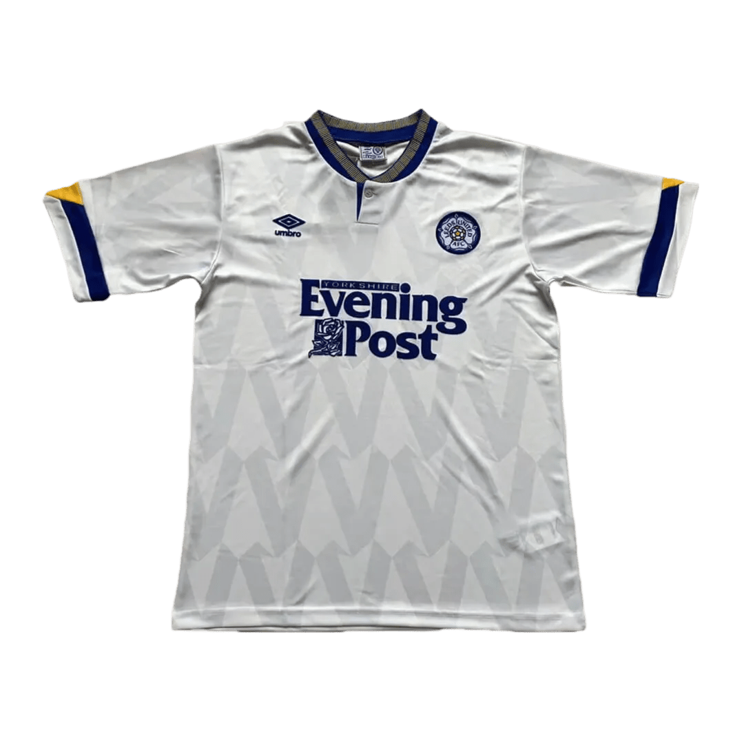 1991/1992 Leeds United Evening Post - Home Retro Kit - ClassicKits433 - GovintageJersey