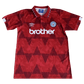 1991/1992 Manchester City Brother - Red Away Retro Kit - ClassicKits433 - GovintageJersey