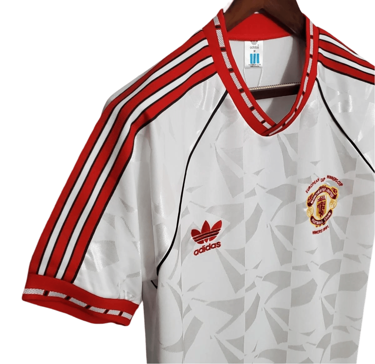 1991/1992 Manchester United White Third Retro Kit - ClassicKits433 - GovintageJersey