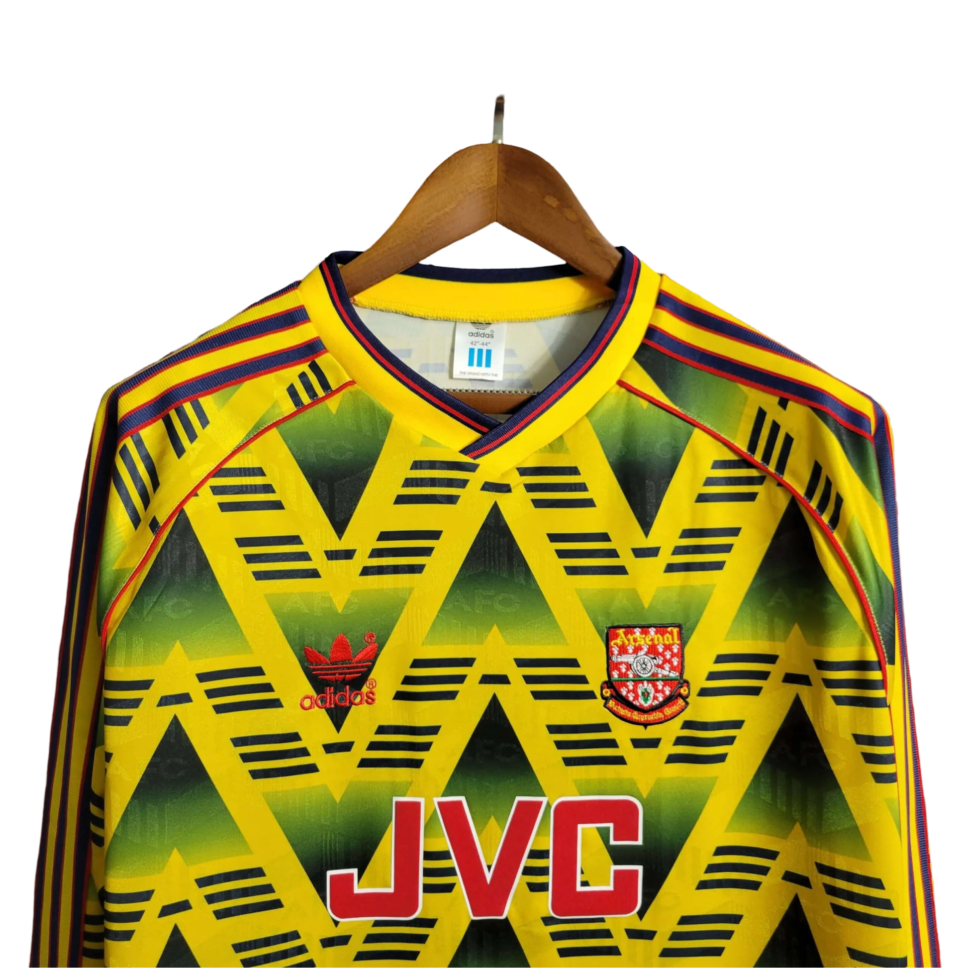 1991/1993 Arsenal JVC Away Retro Kit – Long Sleeve - ClassicKits433 - GovintageJersey