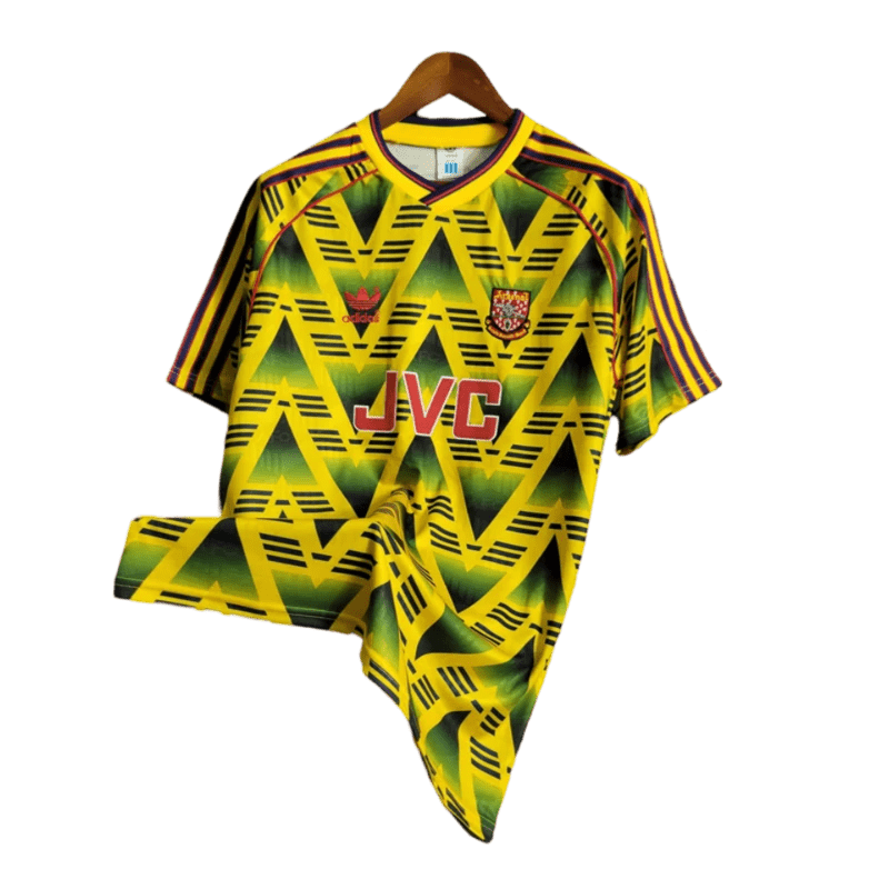 1991/1993 Arsenal JVC Bruised Banana Away Retro Kit - ClassicKits433 - GovintageJersey