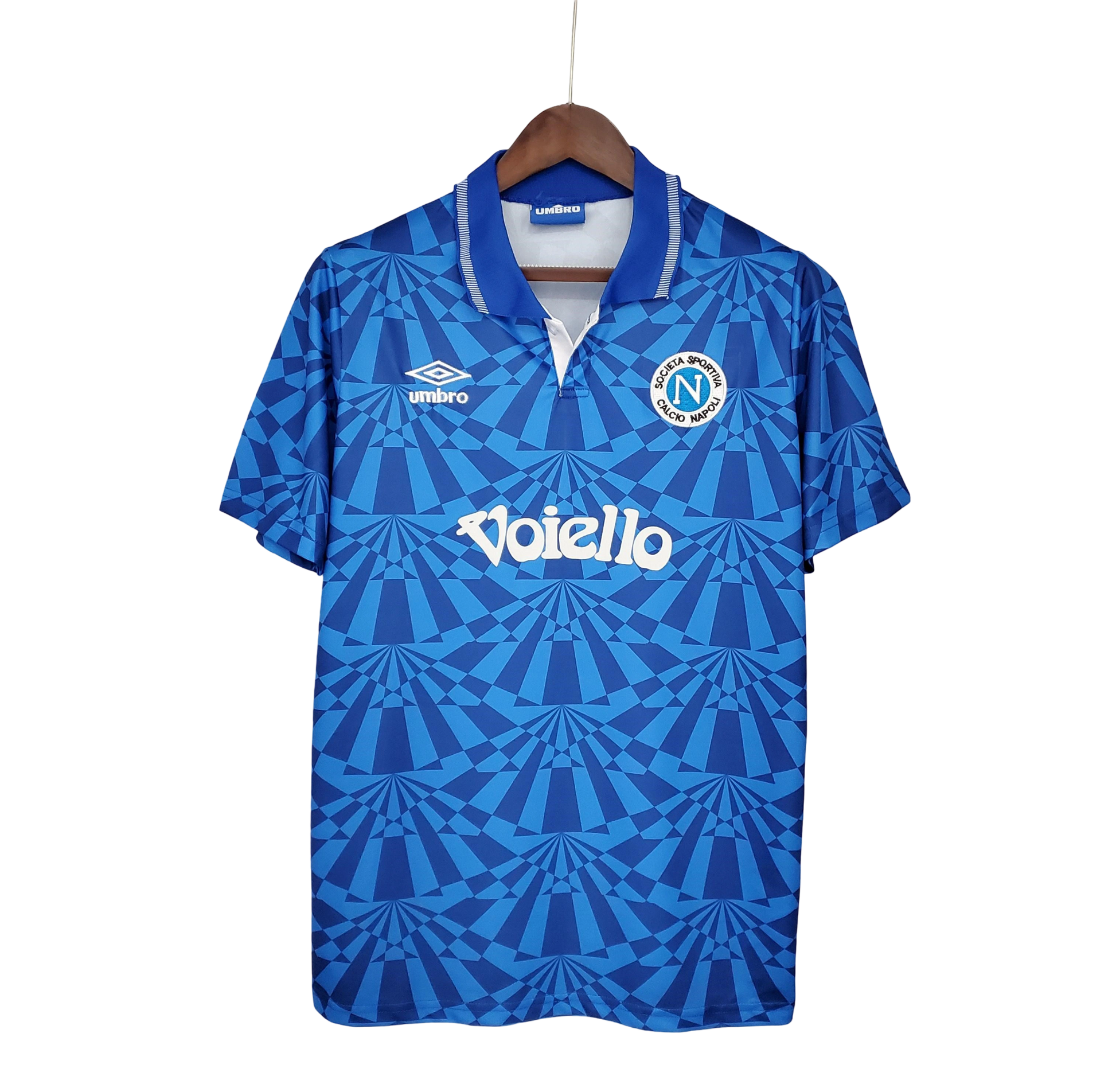 1991/1993 Napoli Voiello Home Retro Kit - ClassicKits433 - GovintageJersey