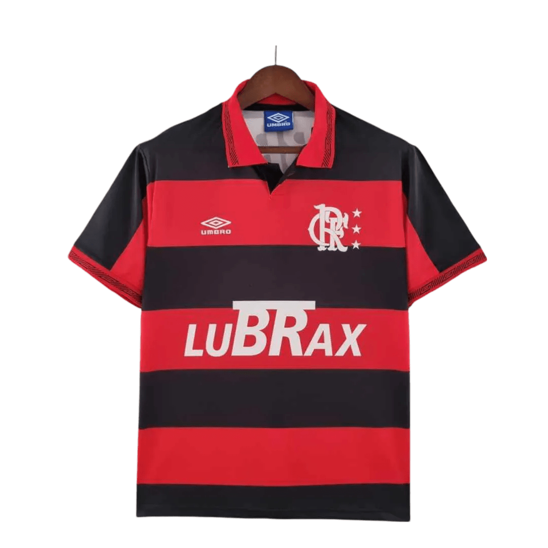 1992/1993 Flamengo LUBRAX Home Retro Jersey - GovintageJersey