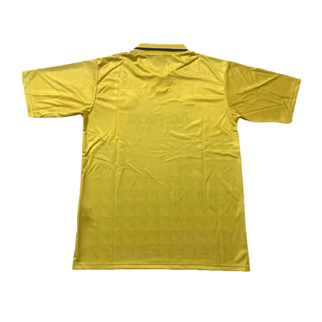 1992/1993 Leeds United Admiral - Yellow Away Retro Kit - ClassicKits433 - GovintageJersey