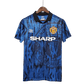 1992/1993 Manchester United SHARP - Blue Away Retro Kit - ClassicKits433 - GovintageJersey