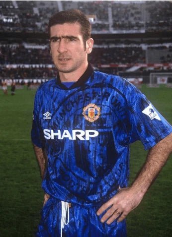 1992/1993 Manchester United SHARP - Blue Away Retro Kit - ClassicKits433 - GovintageJersey