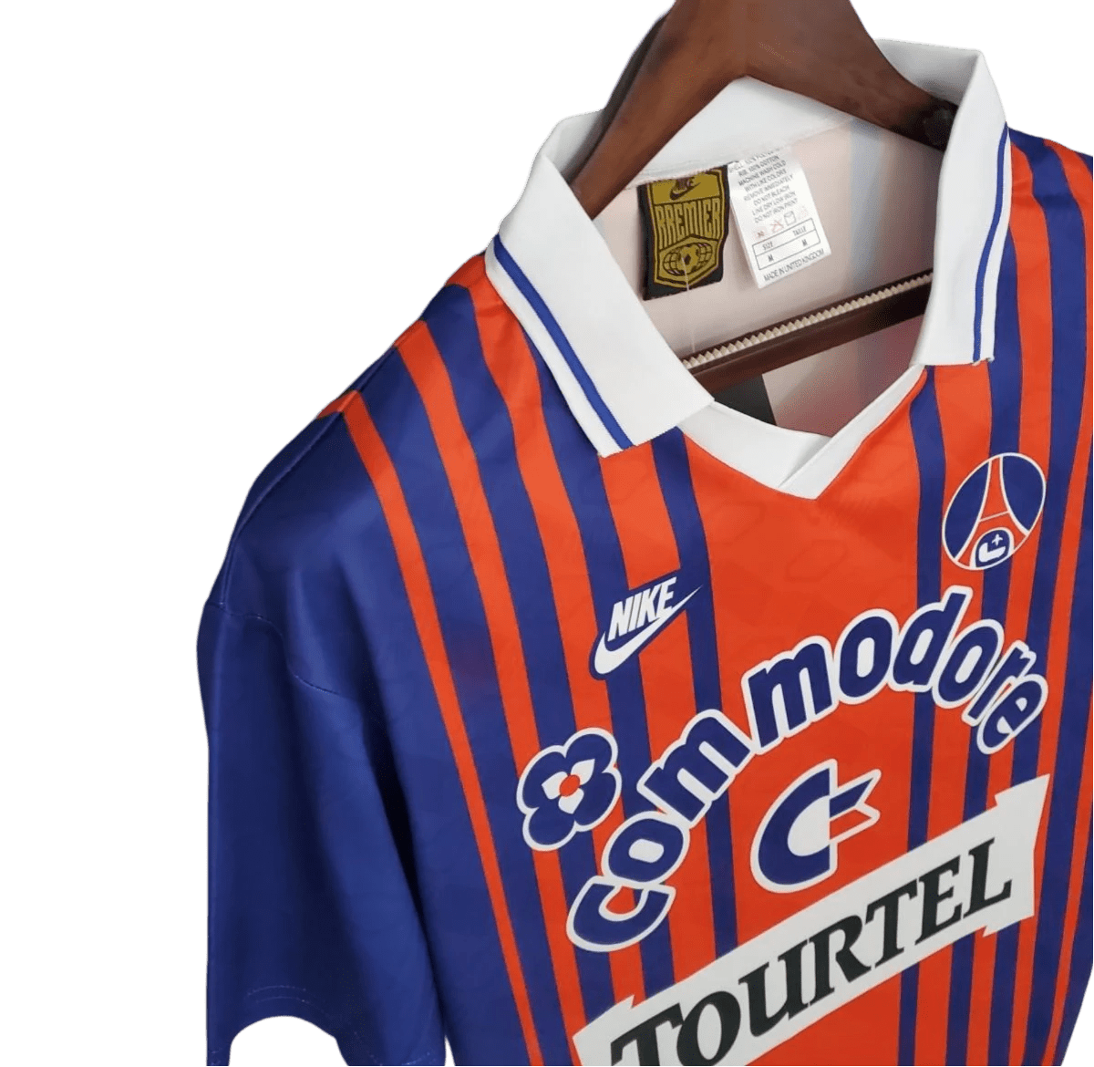 1992/1993 Paris Saint - Germain Commodore Tourtel Home Retro Jersey - GovintageJersey