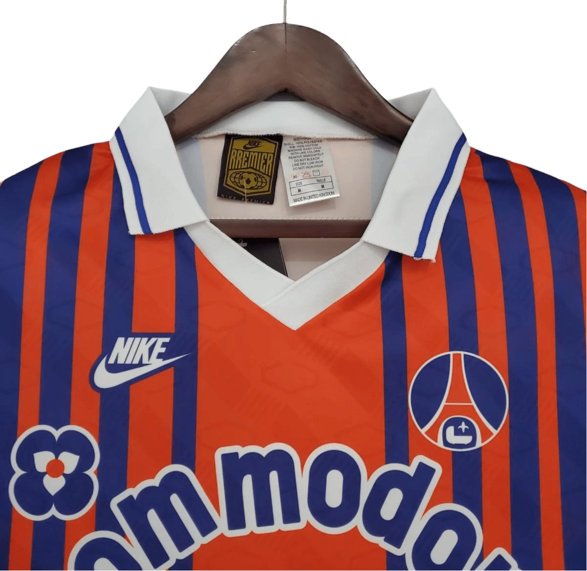 1992/1993 Paris Saint - Germain Commodore Tourtel Home Retro Jersey - GovintageJersey