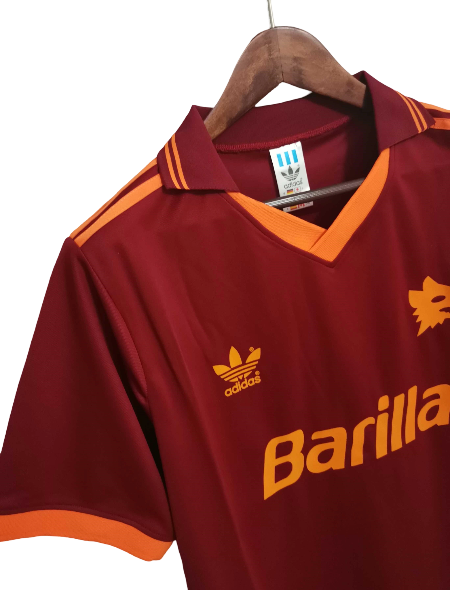 1992/1994 AS ROMA Barilla Home Retro Kit - ClassicKits433 - GovintageJersey