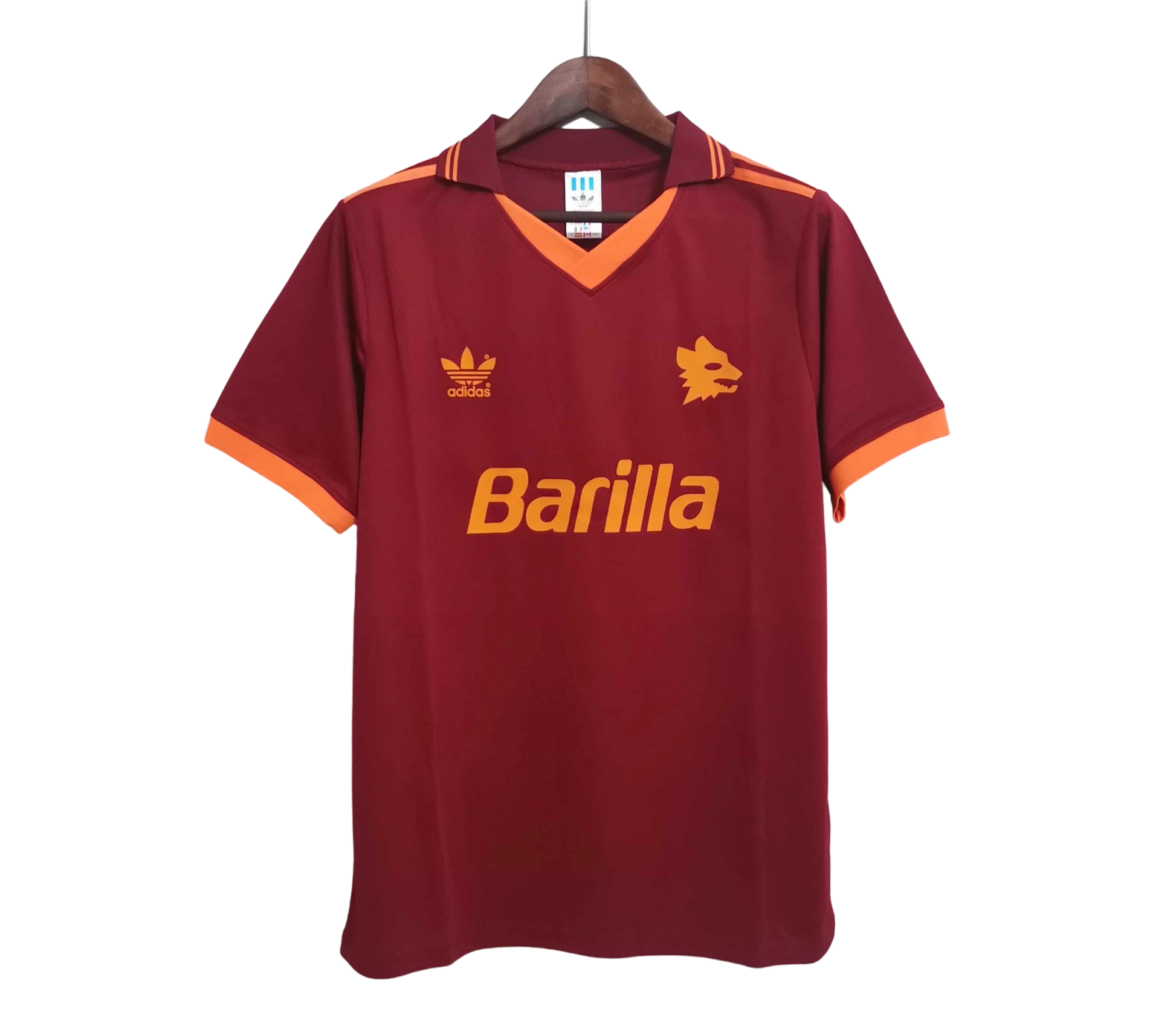 1992/1994 AS ROMA Barilla Home Retro Kit - ClassicKits433 - GovintageJersey