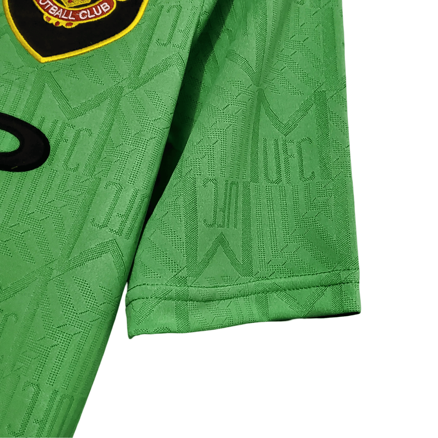 1992/1994 Manchester United SHARP - Green & Yellow Third Retro Kit - ClassicKits433 - GovintageJersey