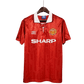 1992/1994 Manchester United SHARP Home Retro Kit - ClassicKits433 - GovintageJersey