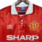 1992/1994 Manchester United SHARP Home Retro Kit - ClassicKits433 - GovintageJersey