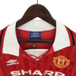 1992/1994 Manchester United SHARP Home Retro Kit - Long Sleeves at GoVintageJersey Store