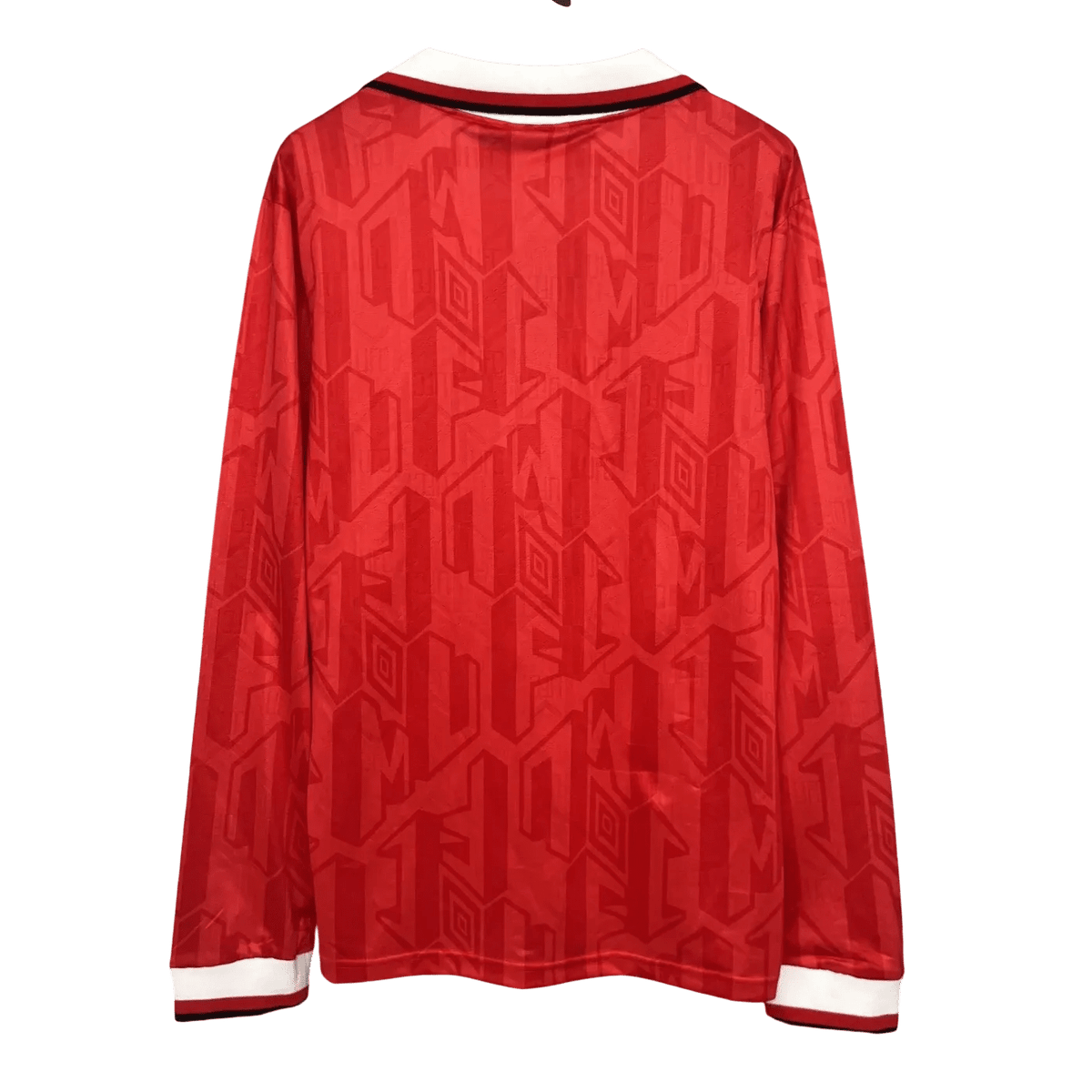 1992/1994 Manchester United SHARP Home Retro Kit - Long Sleeves at GoVintageJersey Store