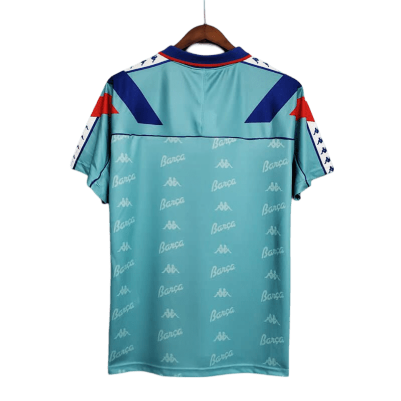 1992/1995 FC Barcelona Turquoise Away Retro Kit - ClassicKits433 - GovintageJersey