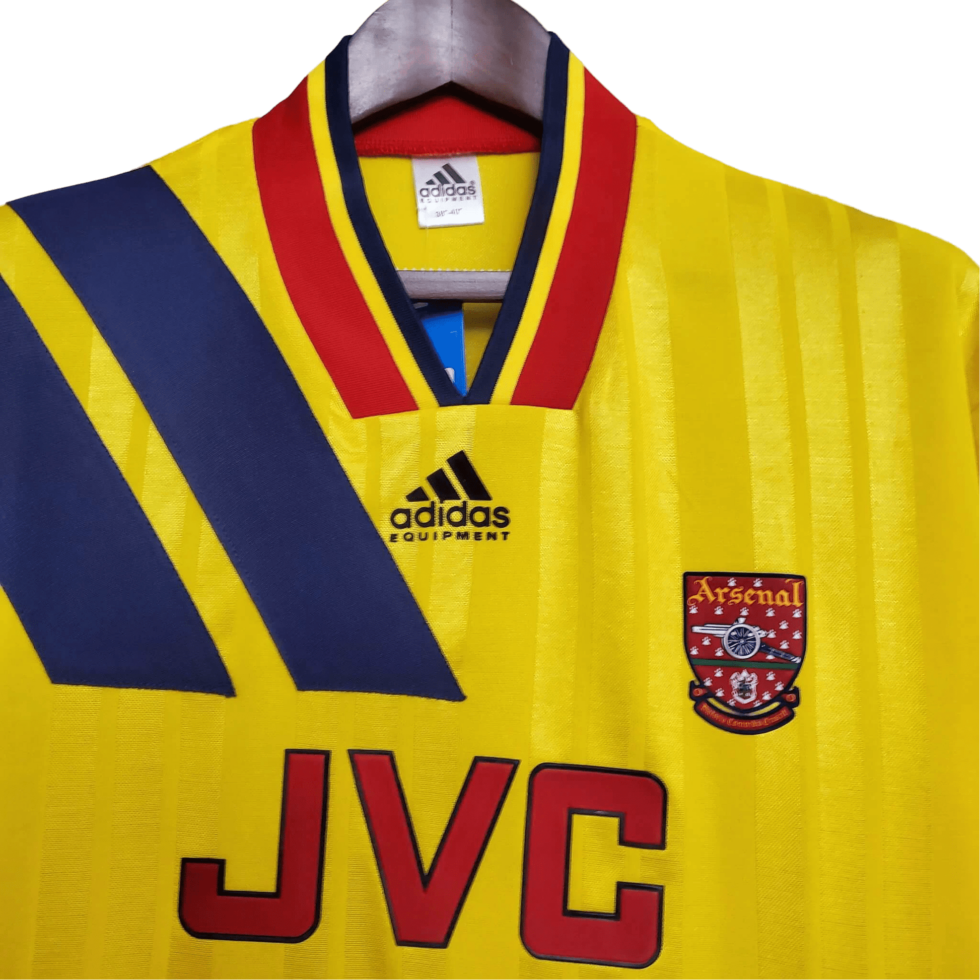 1993/1994 Arsenal JVC Yellow Away Retro Kit - ClassicKits433 - GovintageJersey