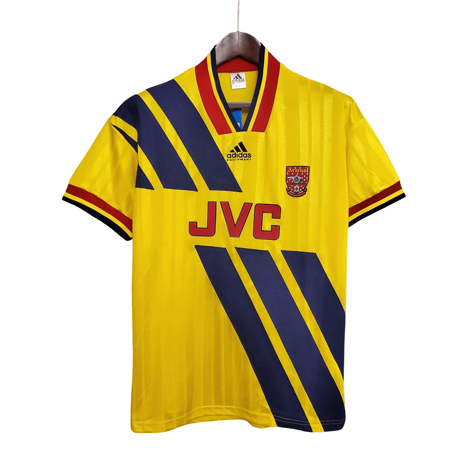 1993/1994 Arsenal JVC Yellow Away Retro Kit - ClassicKits433 - GovintageJersey