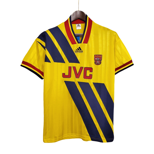 1993/1994 Arsenal JVC Yellow Away Retro Kit - ClassicKits433 - GovintageJersey