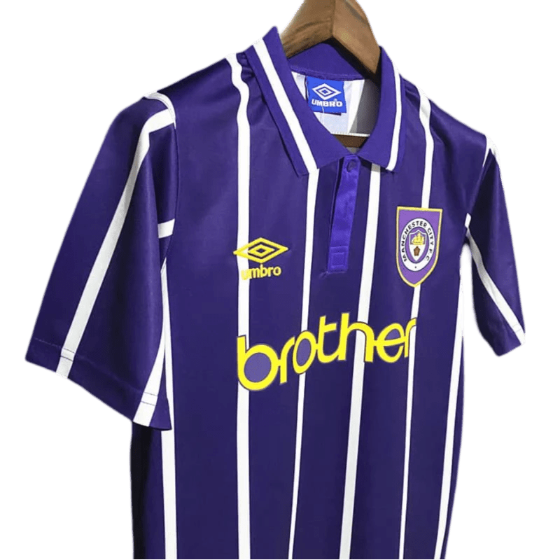 1993/1994 Manchester City Brother Away Retro Kit - ClassicKits433 - GovintageJersey