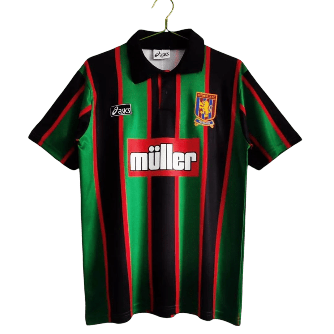 1993/1995 Aston Villa Müller Green & Black Away Retro Kit - ClassicKits433 - GovintageJersey