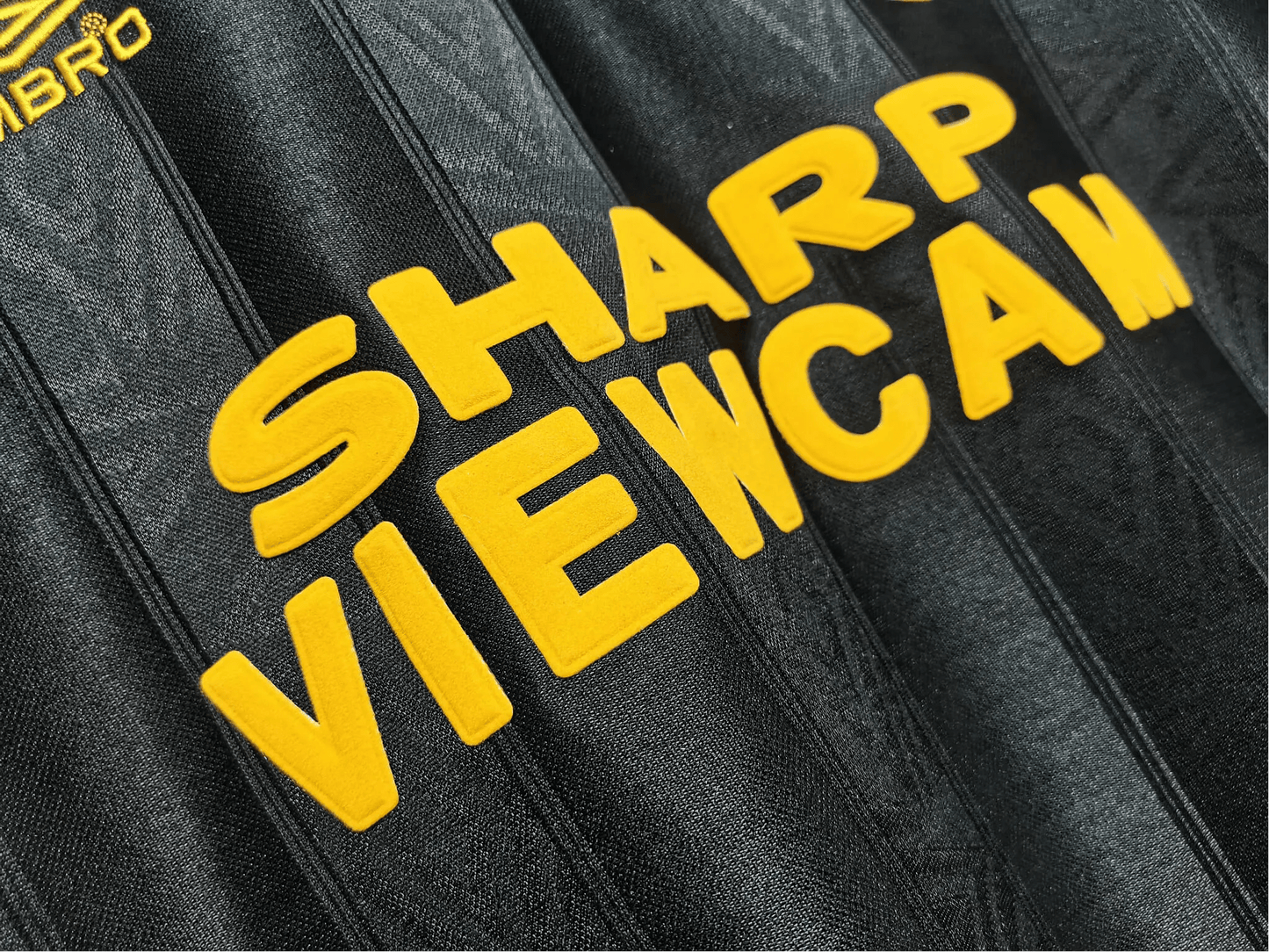 1993/1995 Manchester United SHARP VIEWCAM - Away Retro Kit – Long Sleeve - ClassicKits433 - GovintageJersey