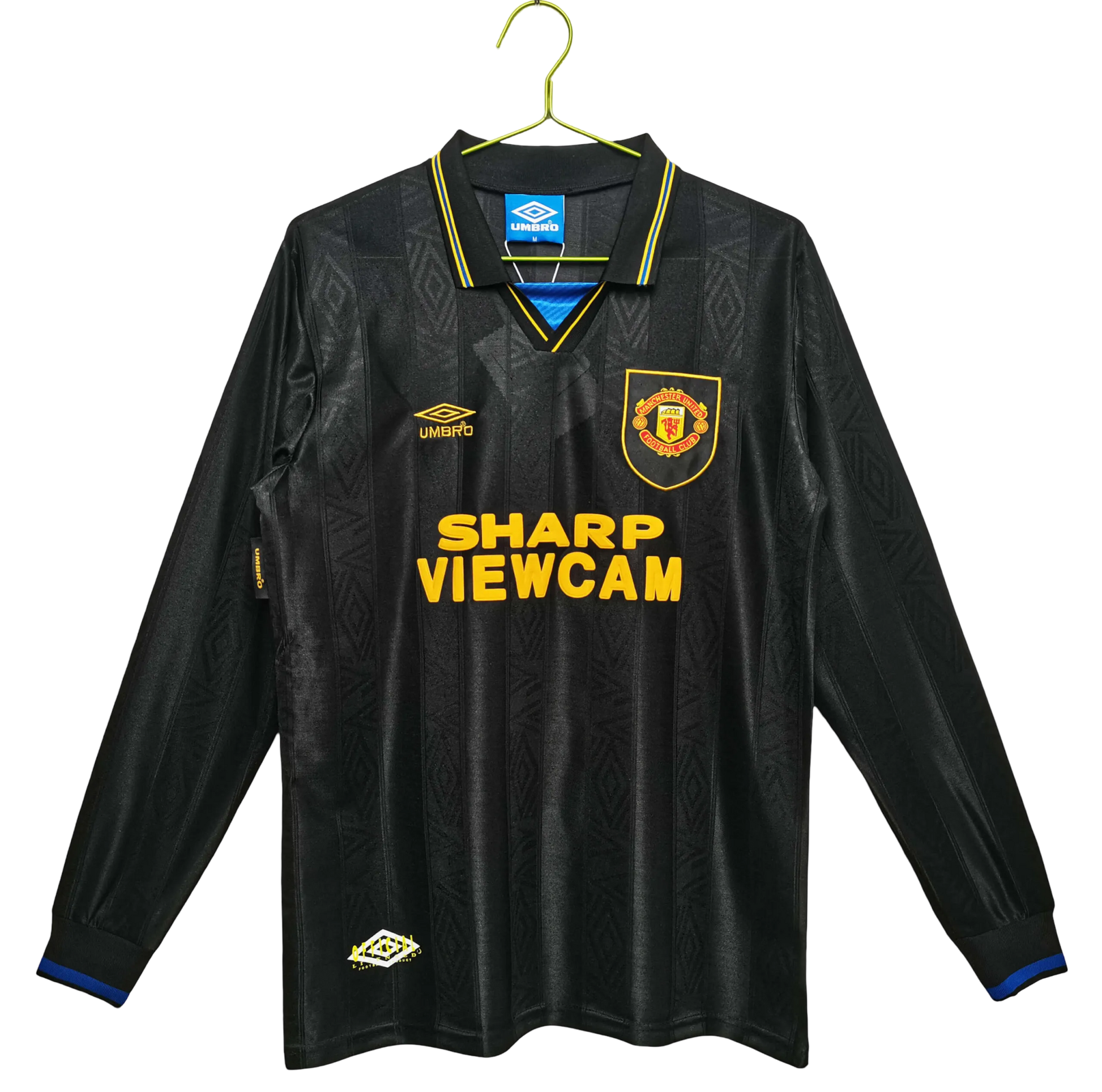 1993/1995 Manchester United SHARP VIEWCAM - Away Retro Kit – Long Sleeve - ClassicKits433 - GovintageJersey