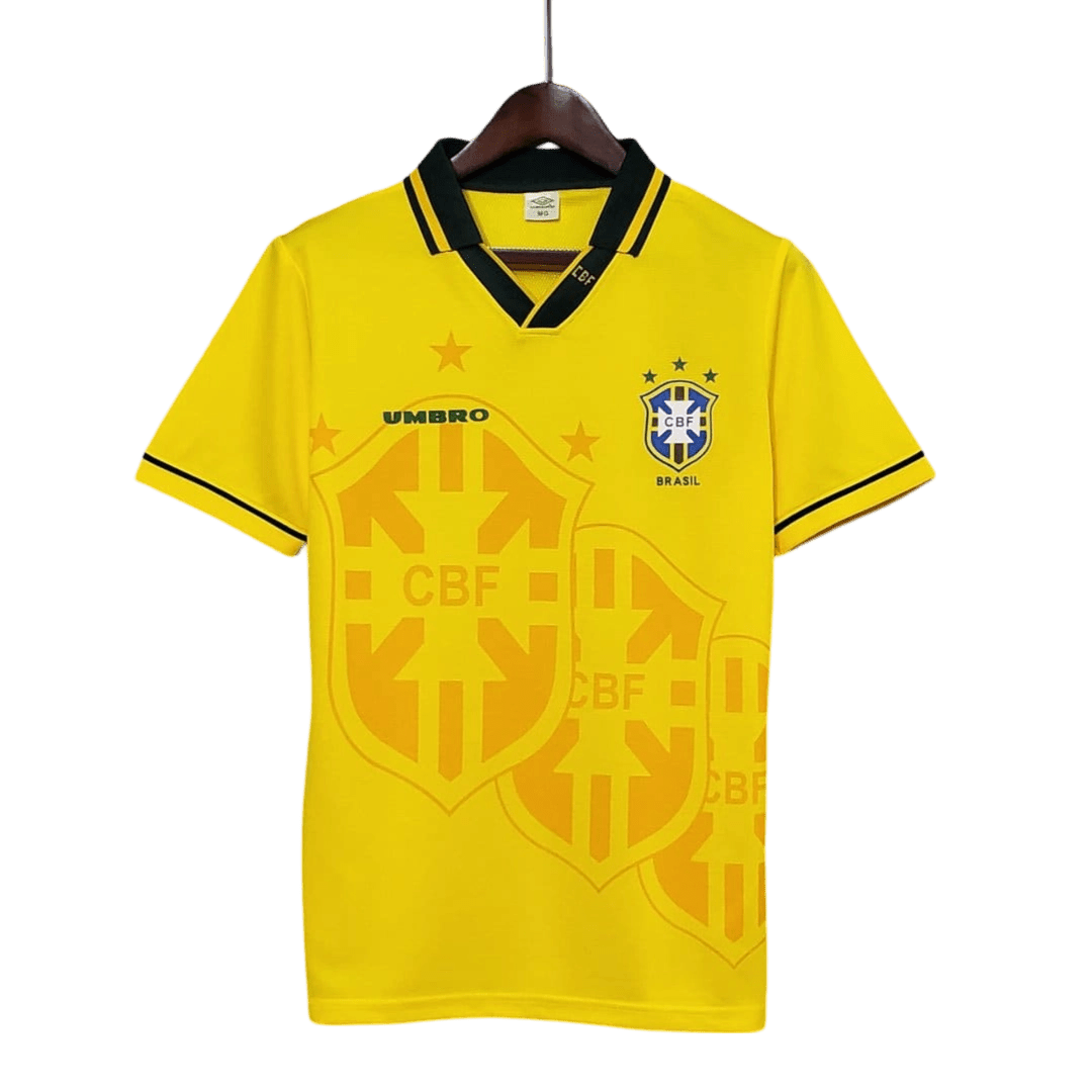 1994 Brazil World Cup Retro Kit - ClassicKits433 - GovintageJersey