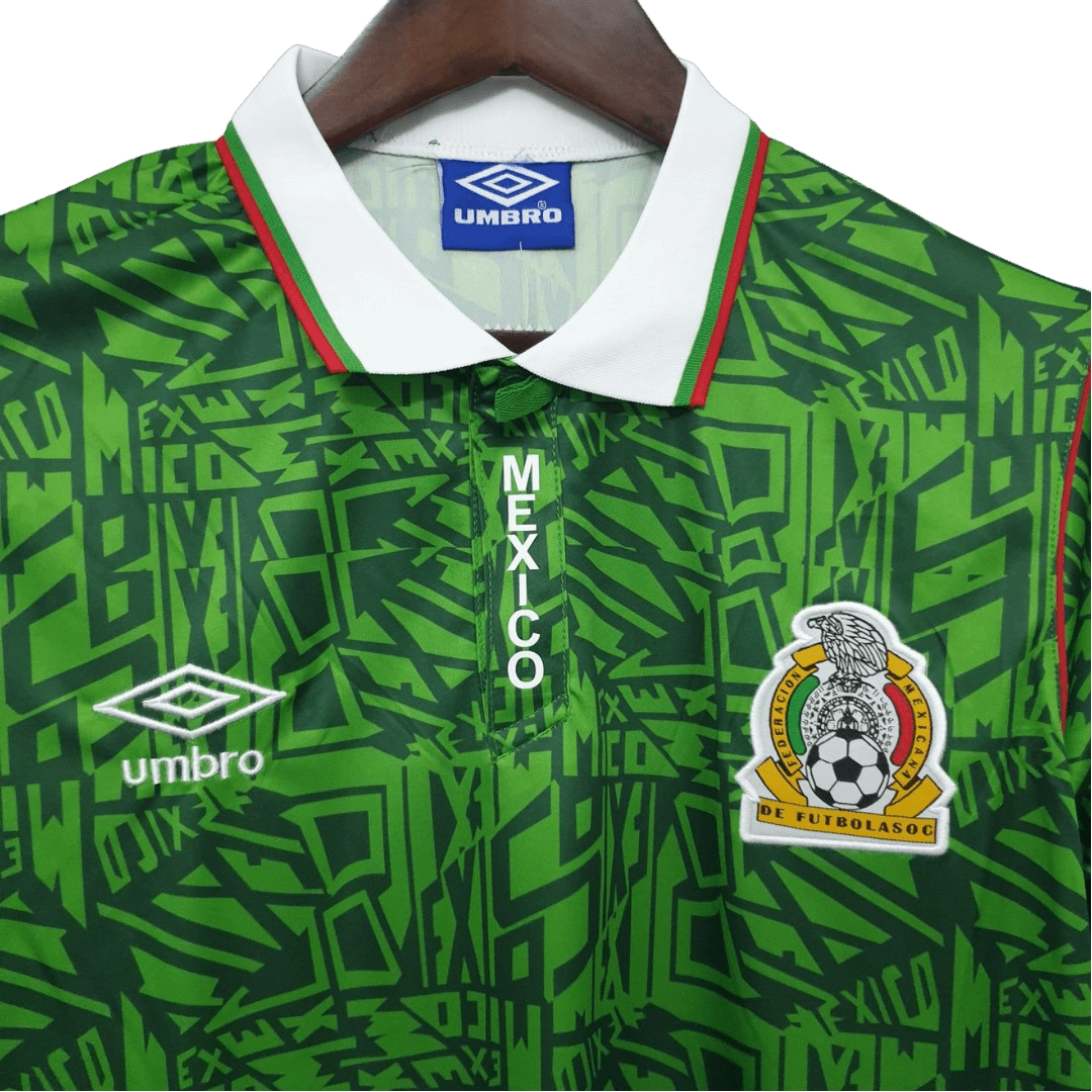 1994 Mexico World Cup Home Retro Kit - ClassicKits433 - GovintageJersey