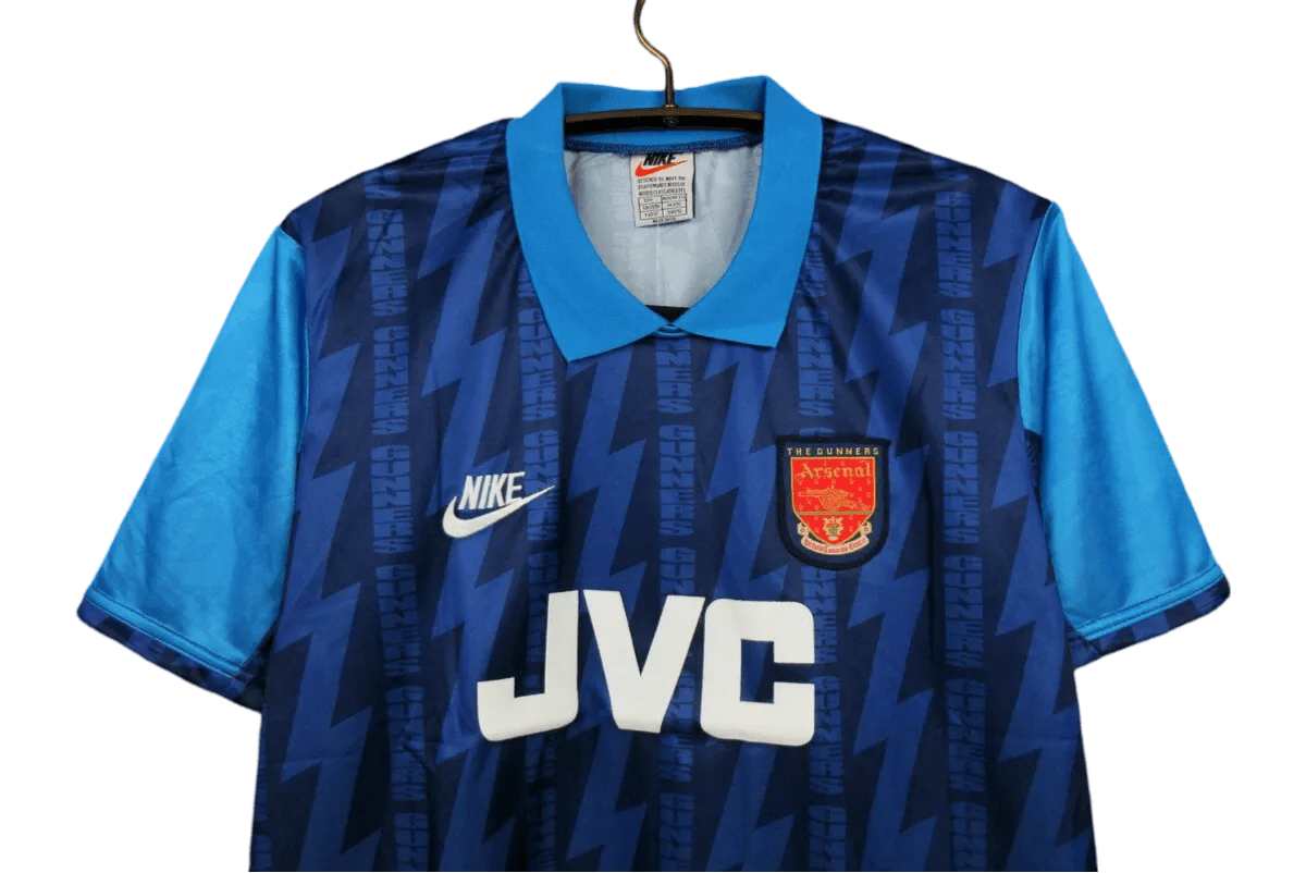 1994/1995 Arsenal JVC Blue Away Retro Kit - ClassicKits433 - GovintageJersey