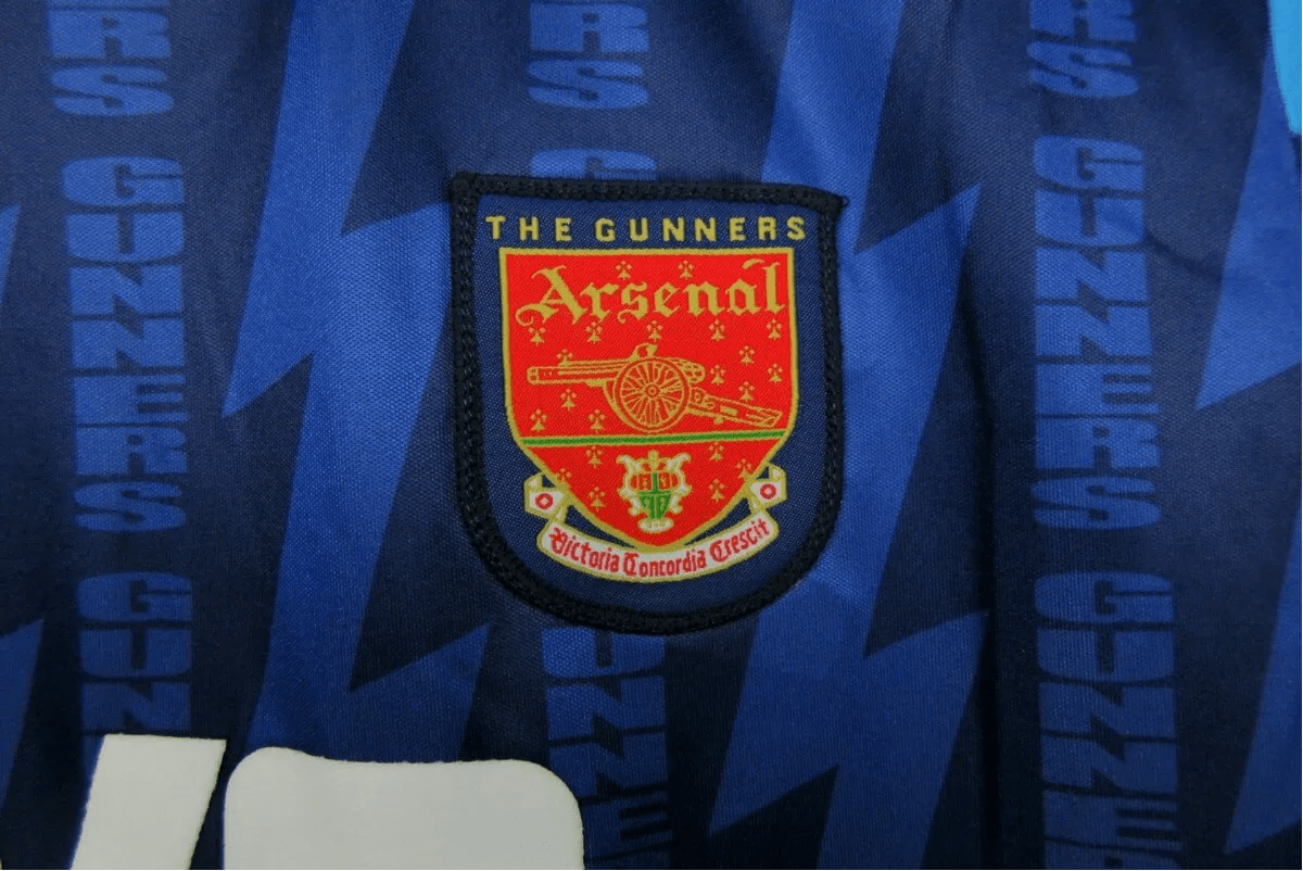 1994/1995 Arsenal JVC Blue Away Retro Kit - ClassicKits433 - GovintageJersey