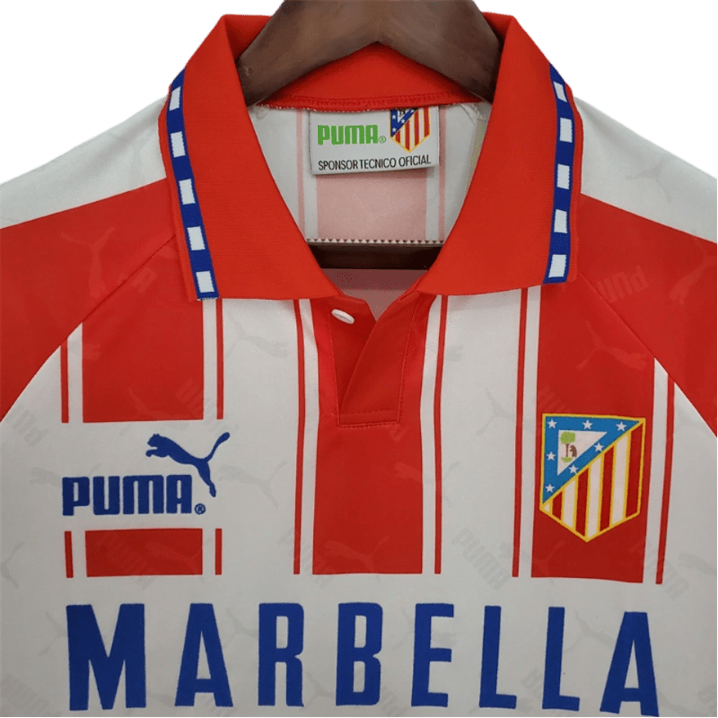 1994/1995 Atletico Madrid Marbella Home Retro Kit - ClassicKits433 - GovintageJersey