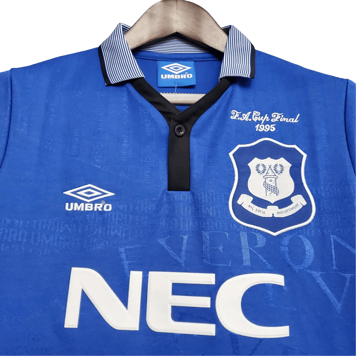 1994/1995 Everton NEC Home Retro Kit - FA Cup Final - ClassicKits433 - GovintageJersey