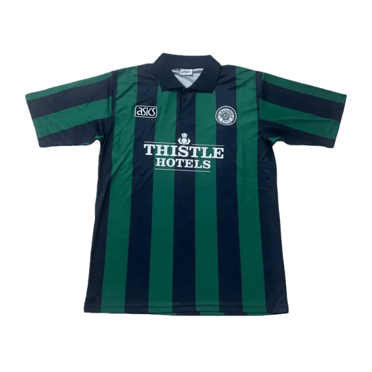 1994/1995 Leeds United THISTLE HOTELS - Green Away Kit - ClassicKits433 - GovintageJersey