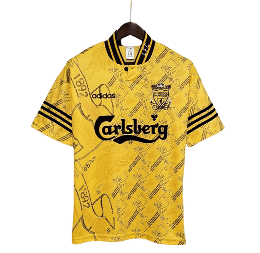 1994/1995 Liverpool Carlsberg - Yellow Third Retro Kit - ClassicKits433 - GovintageJersey