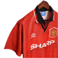 1994/1995 Manchester United SHARP Home Retro Kit - ClassicKits433 - GovintageJersey