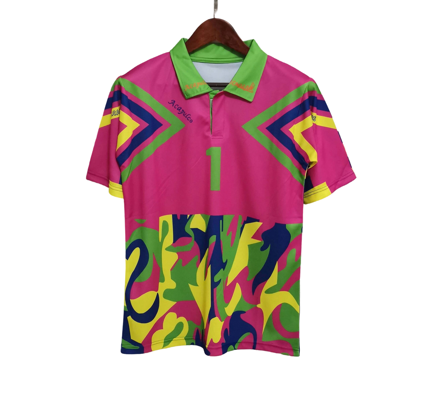 1994/1995 Mexico Jorge Campos Pink Retro Kit - ClassicKits433 - GovintageJersey